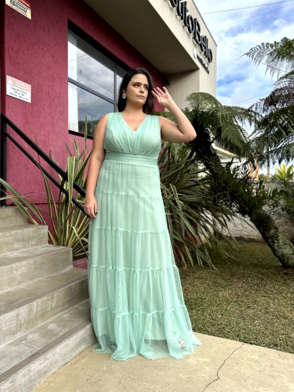 Vestido longo plus size (vendido)